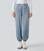 Jean décontracté Halara Flex™ taille mi-haute avec cordon de serrage et pochesns