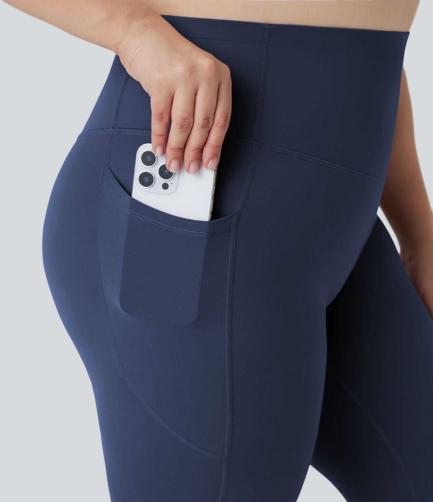 Legging d'entraînement gainant galbant taille haute grande taille avec poches Halara UltraSculpt™