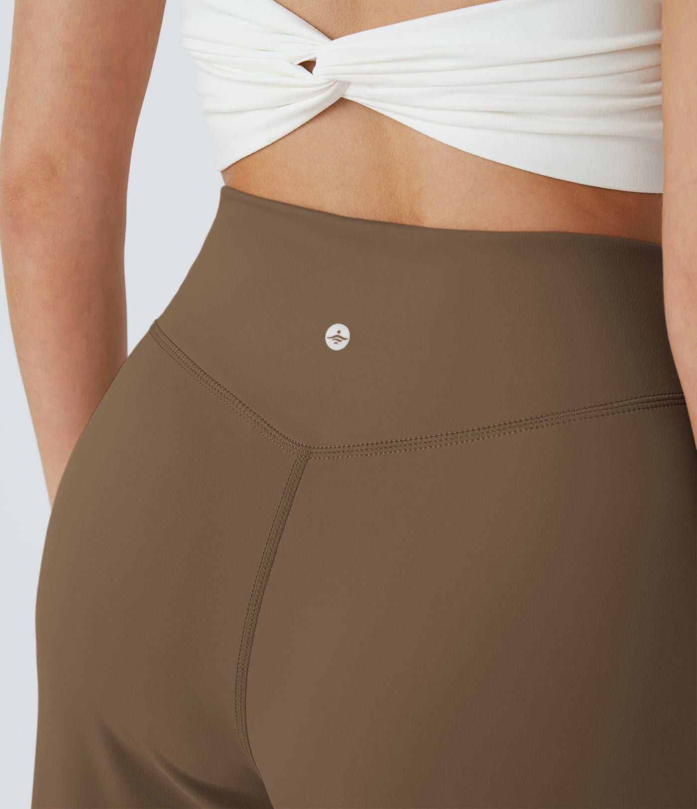 Pantalon yoga large croisé avec ourlet et poches DayStretch - Smile