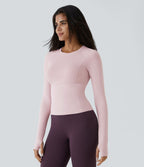 Top Sport Yoga Uni Trous pour les Pouce