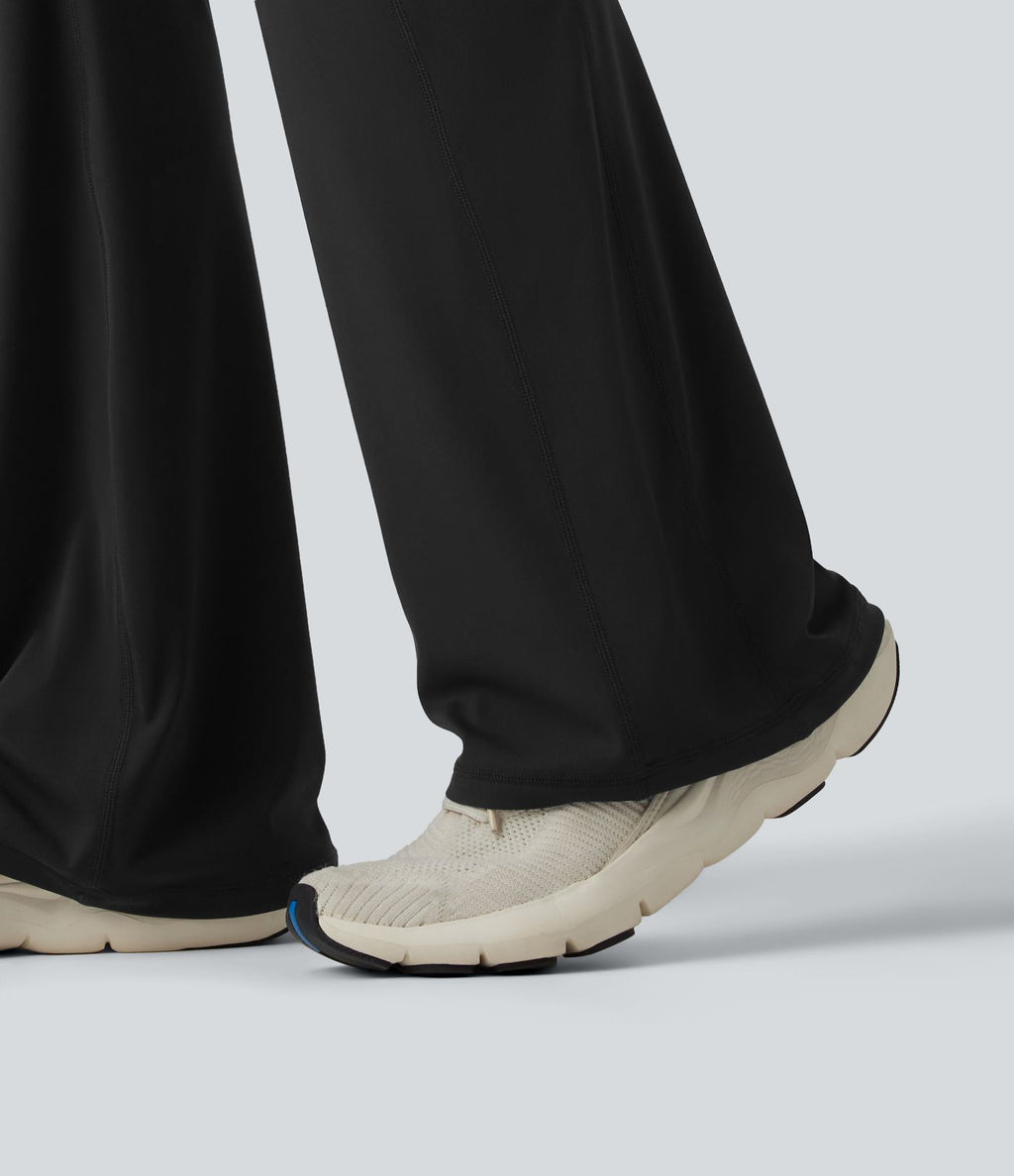 Legging de yoga bootcut SoftlyZero™ taille haute avec poches - UPF50+