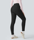 Legging détente côtelé 7/8 taille haute avec poches