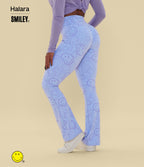Legging de training bootcut Halara X Smiley® Halara UltraSculpt™ taille haute push-up froncé ventre plat avec poches
