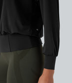 Haut de sport pour yoga asymétrique oversize à effet frais InstantCool et séchage rapide