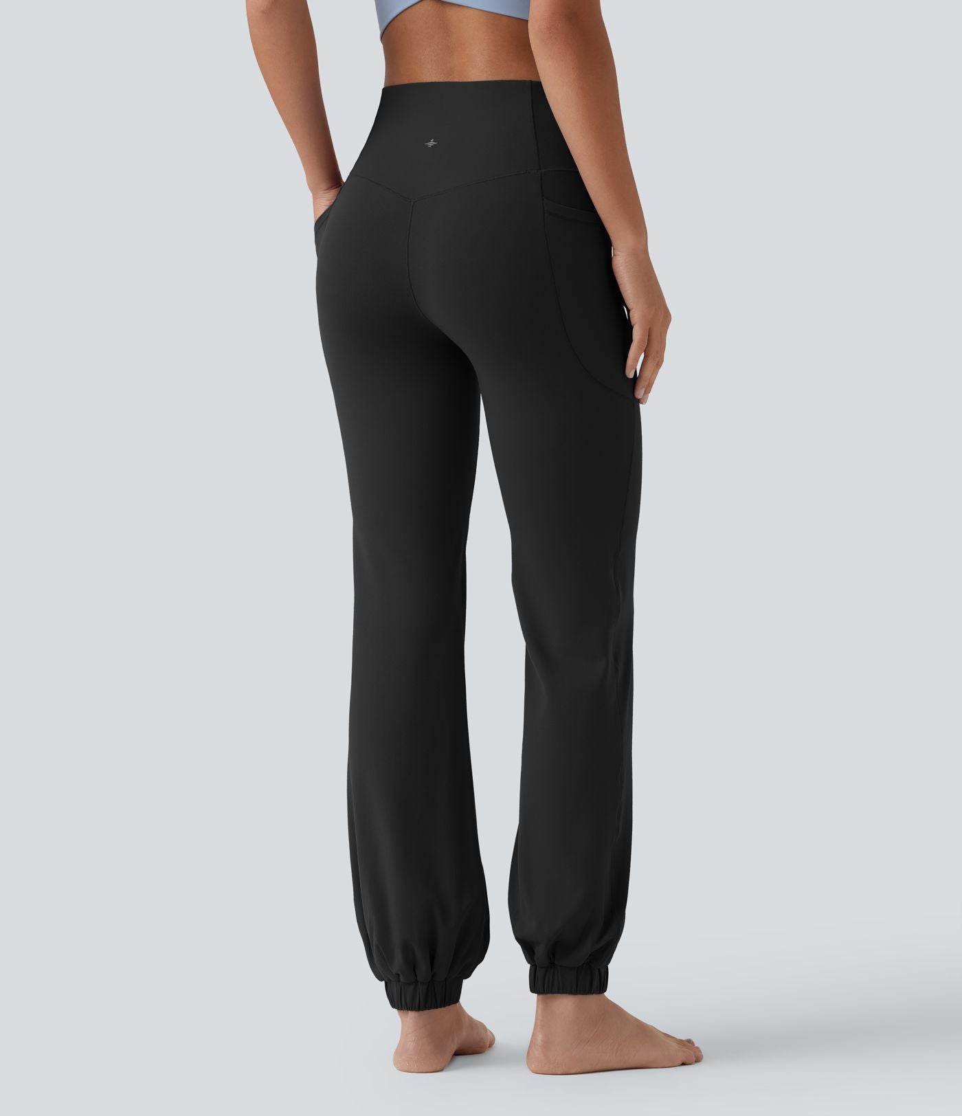 Jogging ballon danse SoftlyZero™ taille haute gainant avec poches