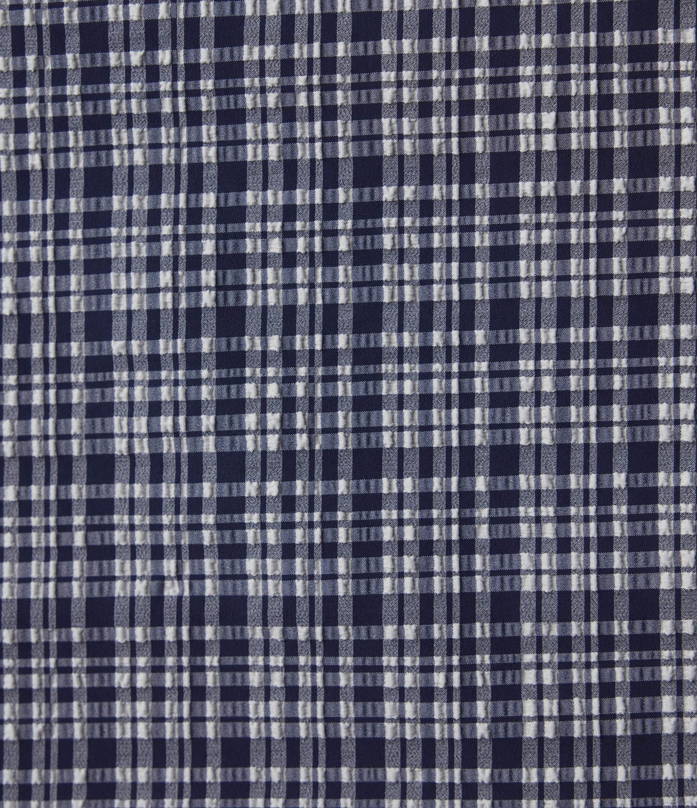 Pantalon large taille haute ventre plat à carreaux en tissu froissé séchage rapide avec poches