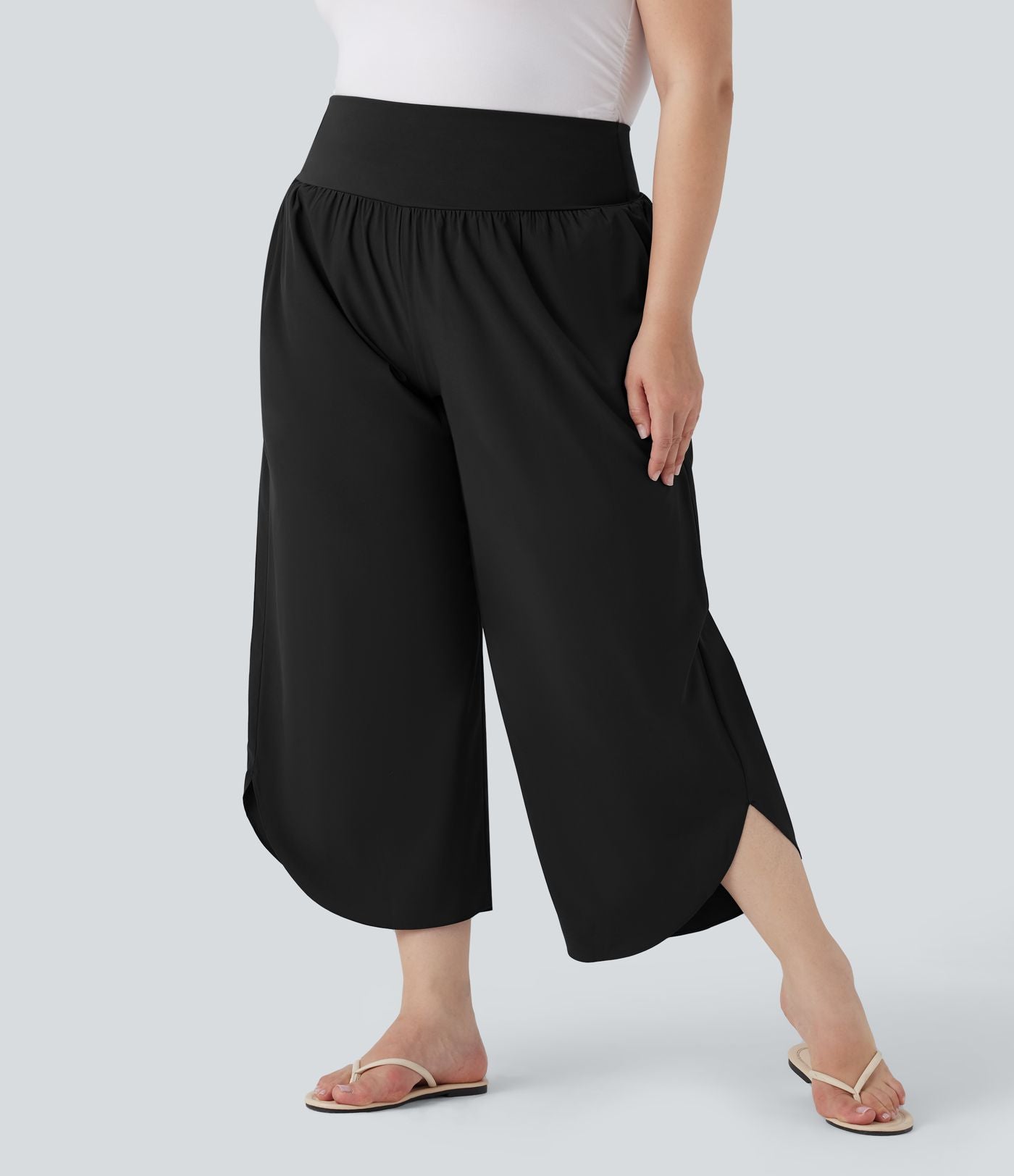 Pantalon tailleur gainant taille haute avec poches Halara Flex™