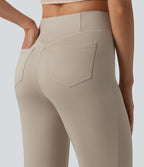 Pantalon évasé SpacerTek™ taille haute croisée avec poches