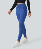 Jogging taille haute Softlyzero™ Plush avec cordon de serrage et poches latérales