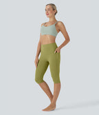 Legging corsaire de yoga gainant taille haute avec poches Halara UltraSculpt™