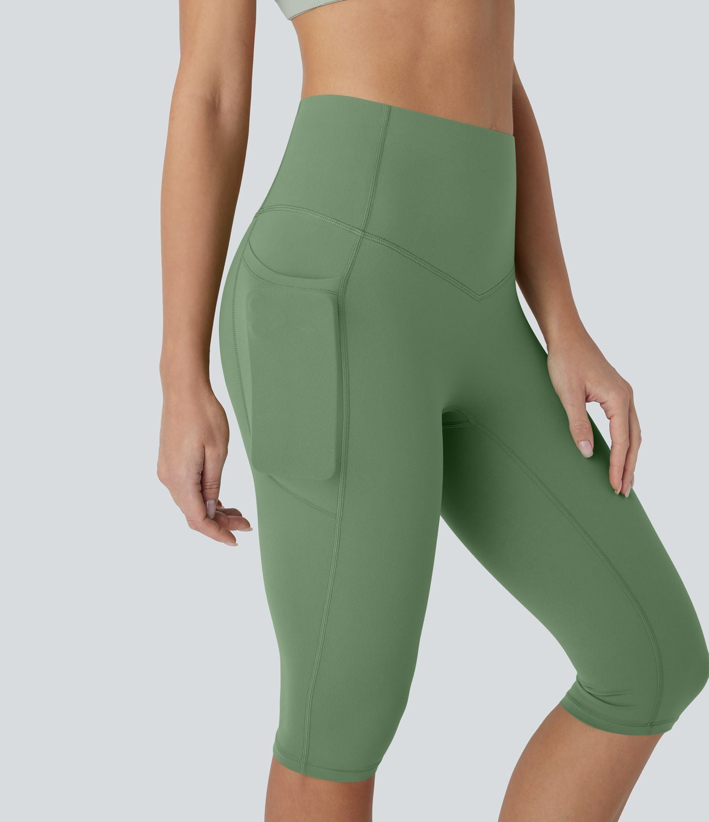Legging corsaire de yoga gainant taille haute avec poches Halara UltraSculpt™