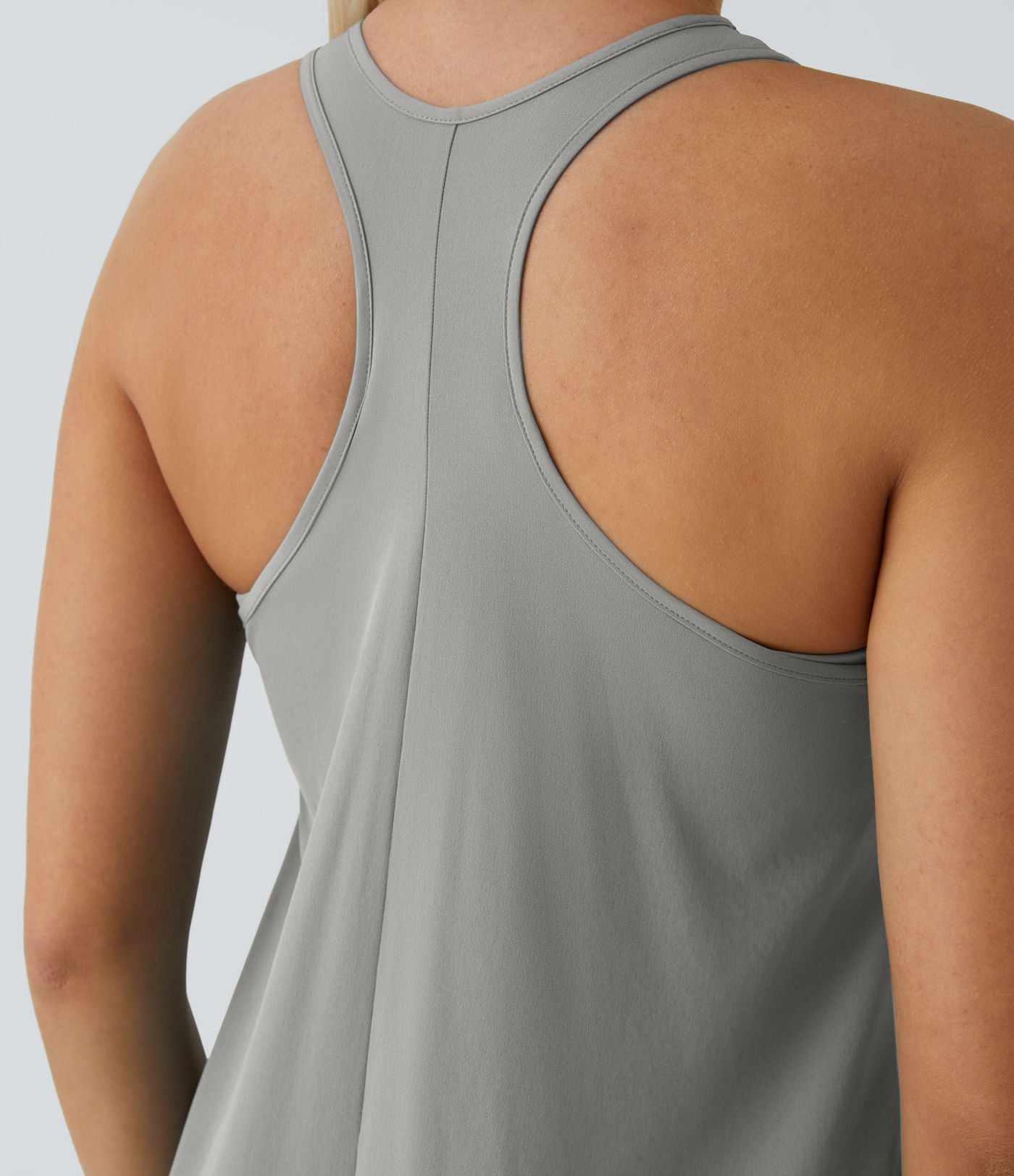 Robe décontractée mi-longue Breezeful™ dos nageur poche latérale fluide asymétrique séchage rapide A-C
