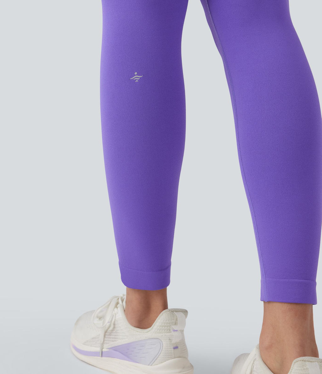 OneForm Seamless Flow Legging 7/8 yoga taille haute gainant et sculptant avec poches