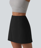 Halara UltraSculpt™ Jupe mini de sport 2-en-1 ventre plat taille haute avec poches
