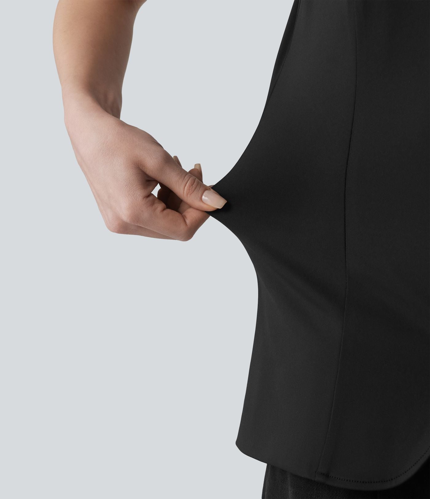 Débardeur tailleur DayStretch à col carré avec fermeture éclair