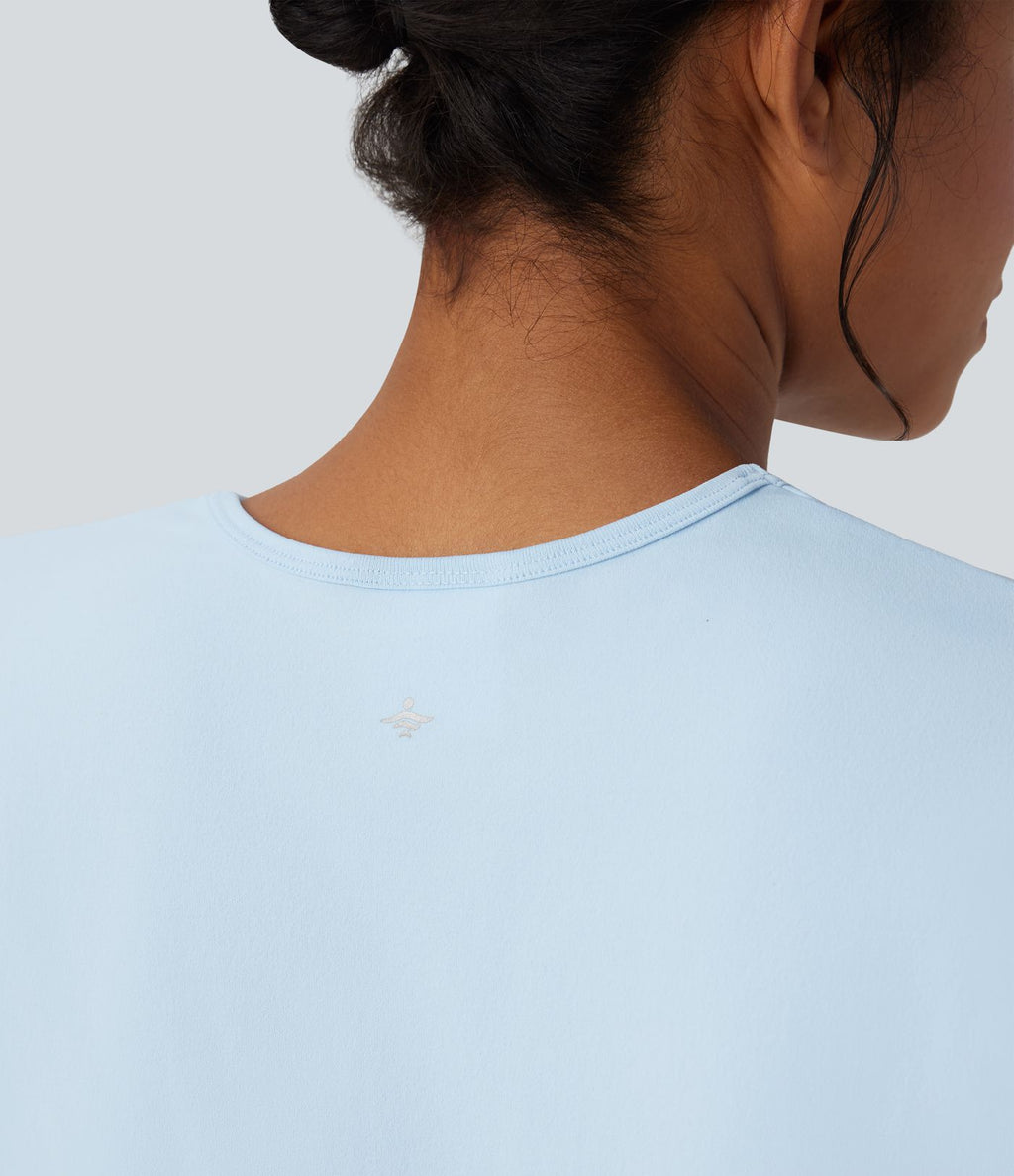Haut de sport col rond à manches longues sans couture OneForm Seamless Flow