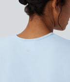 Haut de sport col rond à manches longues sans couture OneForm Seamless Flow