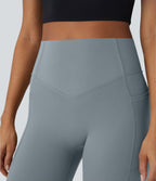 Legging d'entraînement gainant galbant taille haute avec effet scrunch et poches Halara UltraSculpt™
