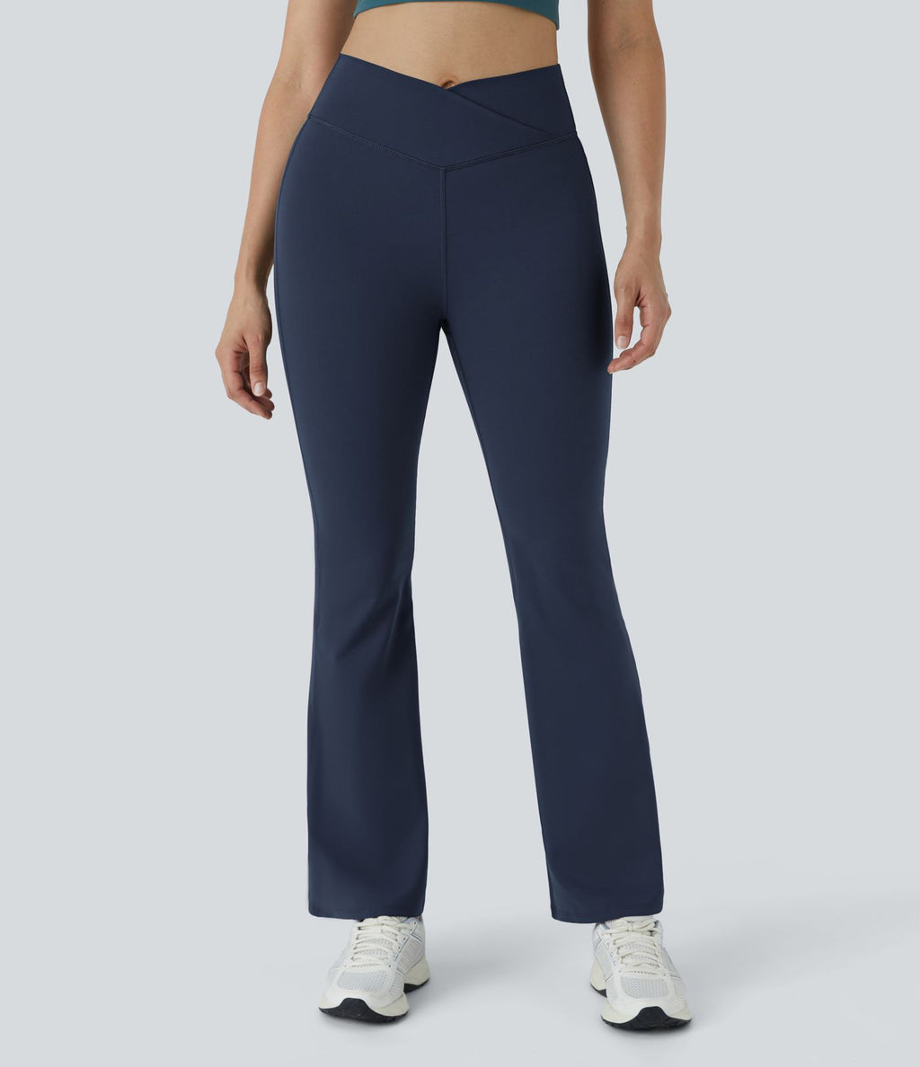 Legging yoga évasé croisé taille haute DayStretch