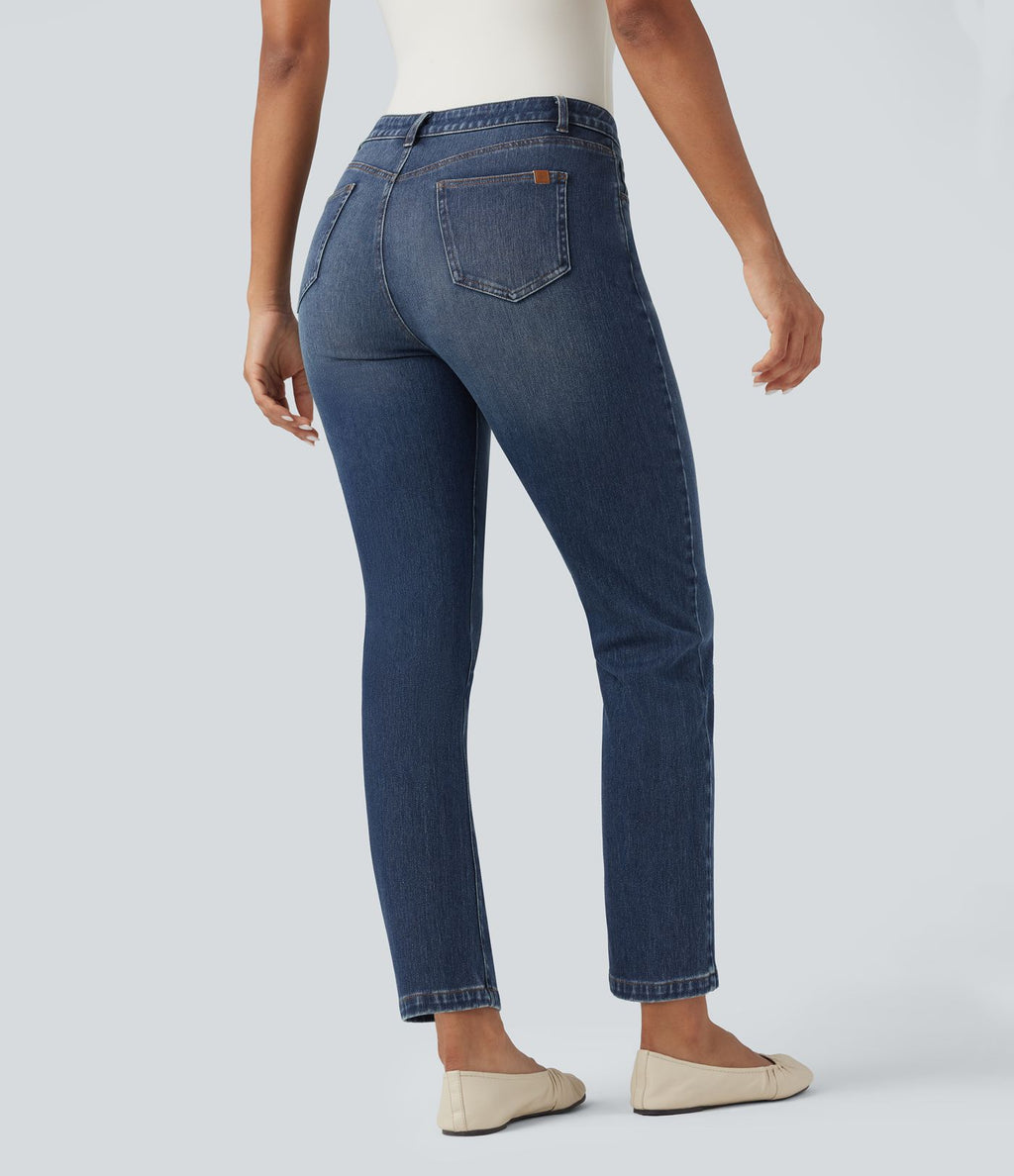 Jean slim Halara Flex™ taille mi-haute 7/8 avec poches