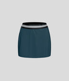 Jupe de tennis SoftlyZero™ Airy micro mini 2-en-1 à taille haute et color block ajustée au corps à effet frais InstantCool