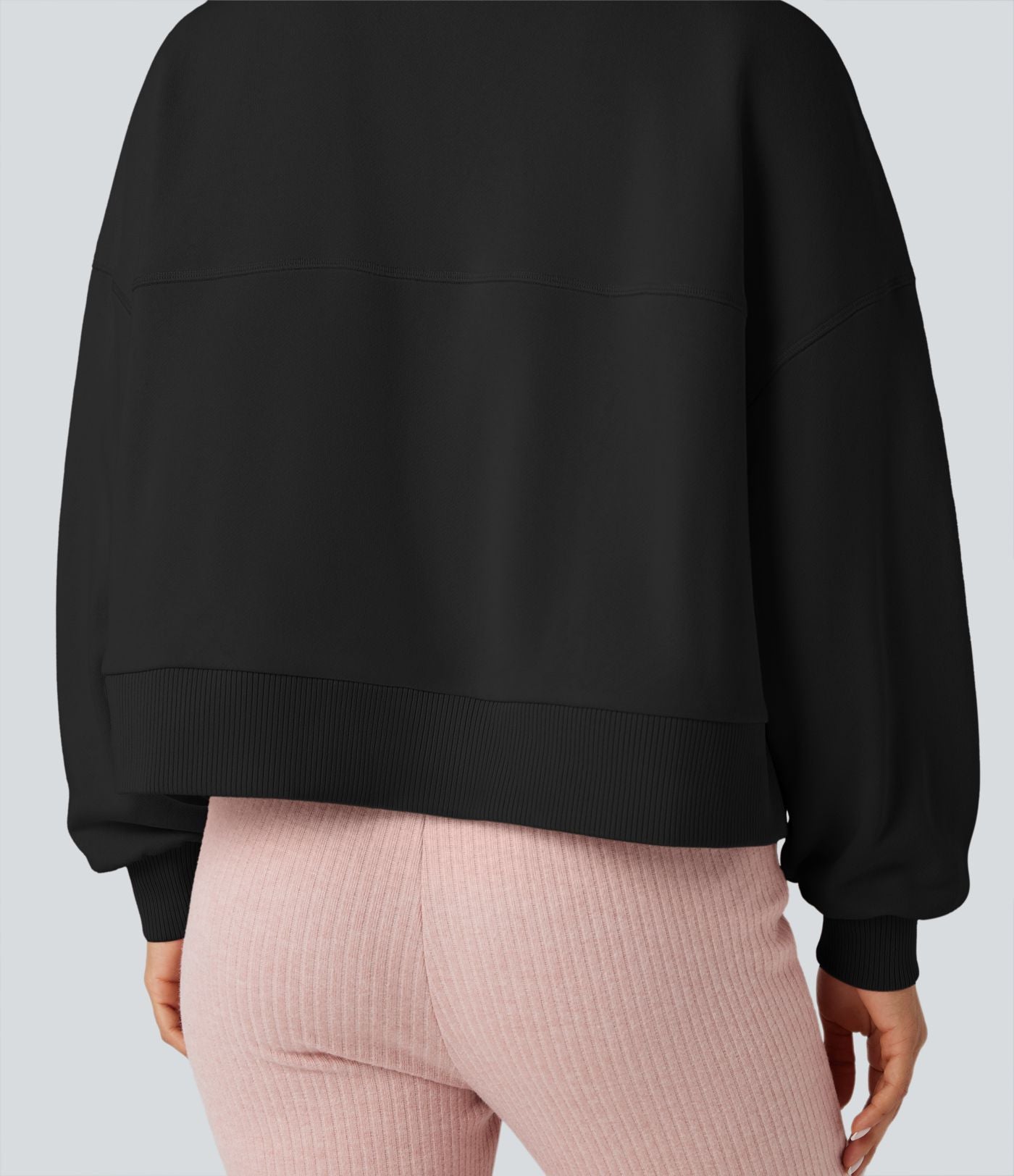 Sweat-shirt oversize manches longues avec poches