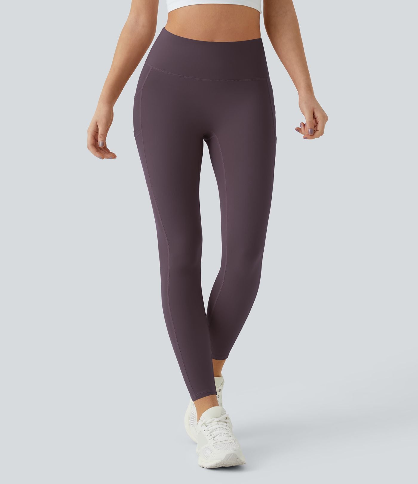 Softlyzero™ Legging Uni Taille Haute Doubles Poches - UPF50+