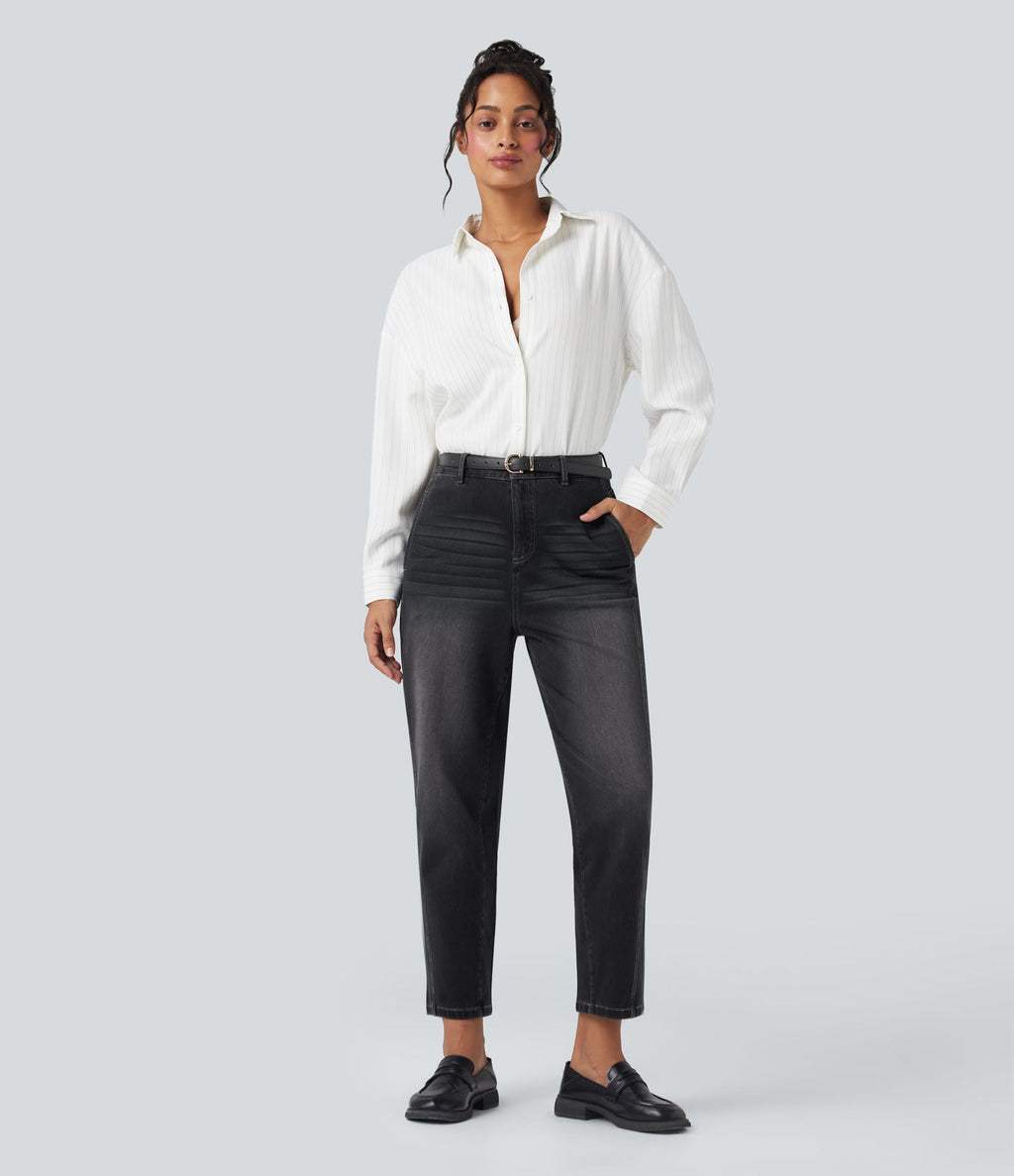 Jean 7/8 Halara Flex™ taille haute avec poches