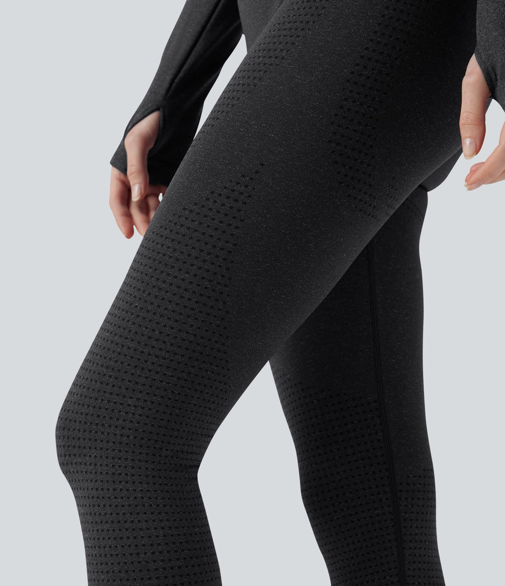 Legging de yoga Seamless Flow taille haute