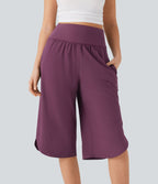 Pantalon décontracté gainant taille haute à séchage rapide avec poches Breezeful™