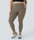 Legging d'entraînement gainant galbant taille haute grande taille avec effet scrunch et poches Halara UltraSculpt™