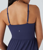 Robe décontractée mi-longue 2-pièces Breezeful™ asymétrique fluide séchage rapide avec poche E-G