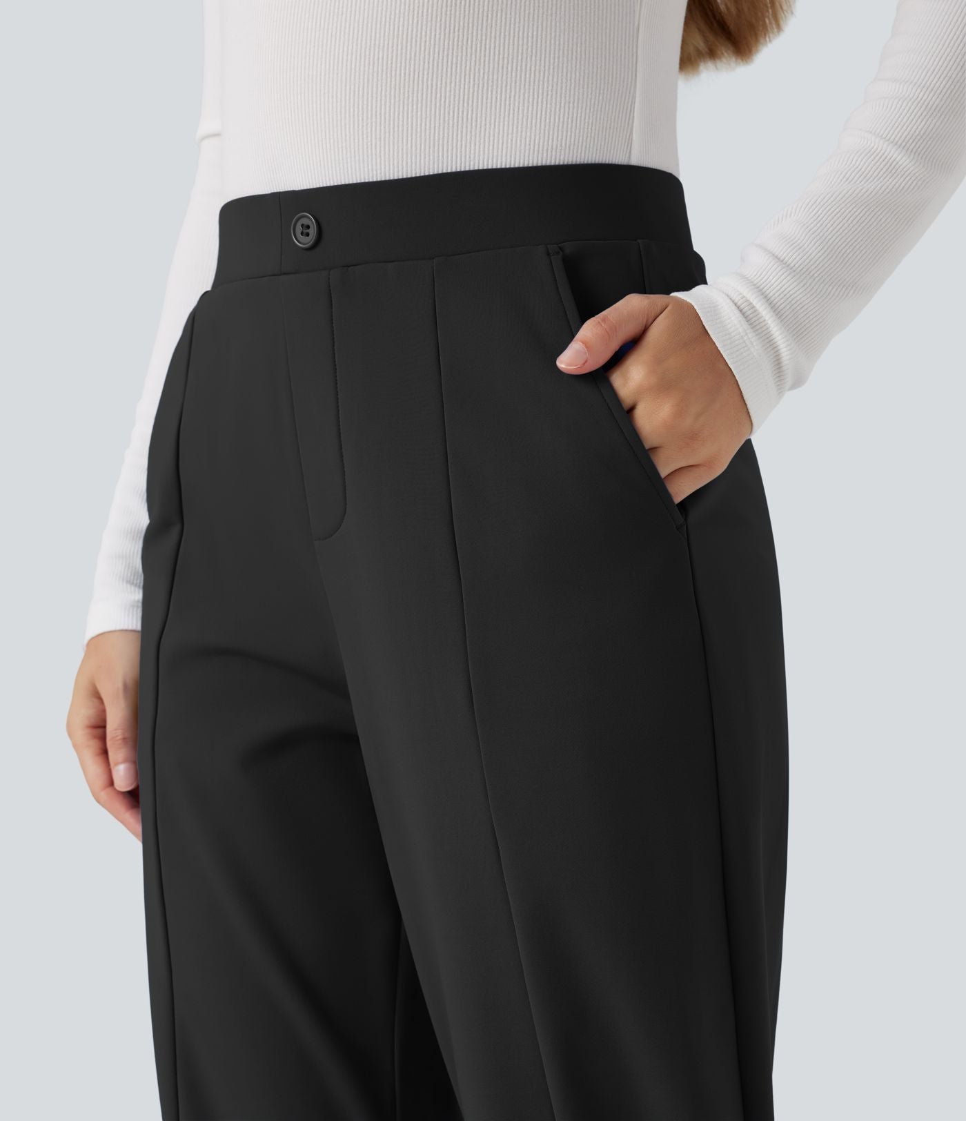 Jogging tailleur thermique SoftlyZero™ Plush taille mi-haute avec poches