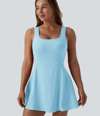 Robe de sport mini 2-en-1 SoftlyZero™ Airy col U poches effet frais InstantCool danse bonnets E-G, accès facile Easy Peasy