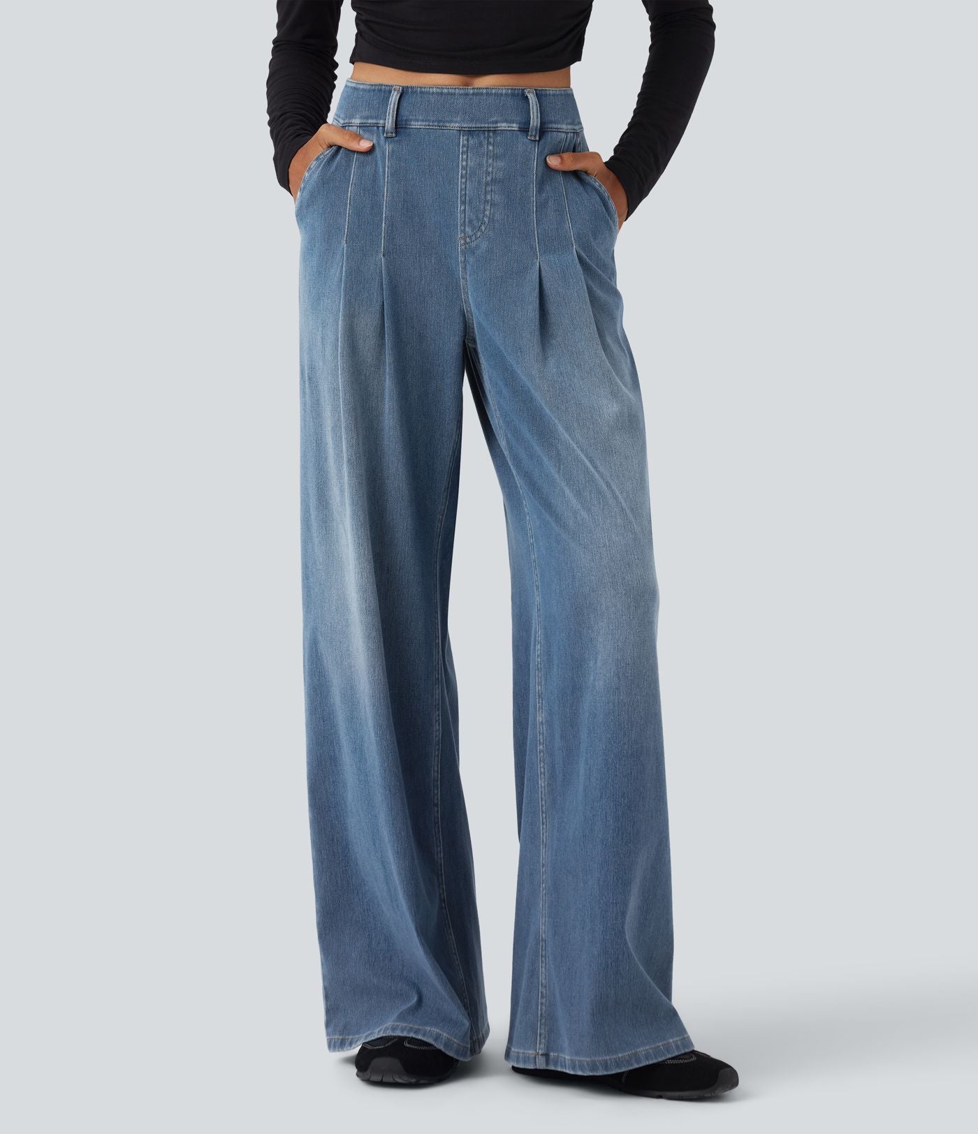 Jean large Halara Flex™ taille mi-haute avec poches