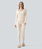 Legging 7/8 chauffant taille moyenne Halara HeatCore