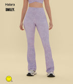Legging de training bootcut Halara X Smiley® Halara UltraSculpt™ taille haute push-up froncé ventre plat avec poches