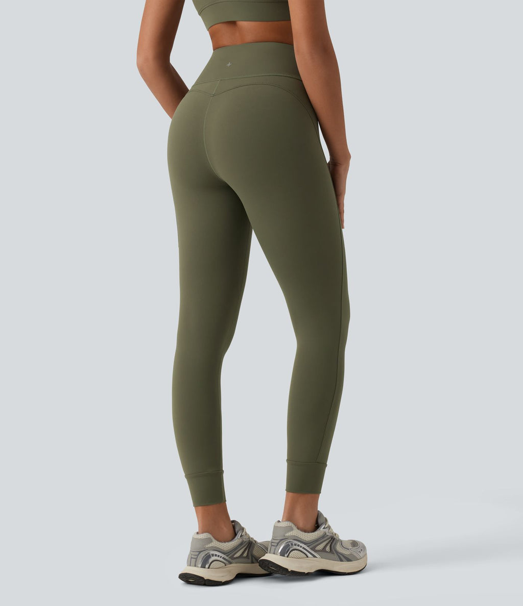 Legging 7/8 Halara UltraSculpt™ randonnée taille haute avec boucle en D et poche zippée