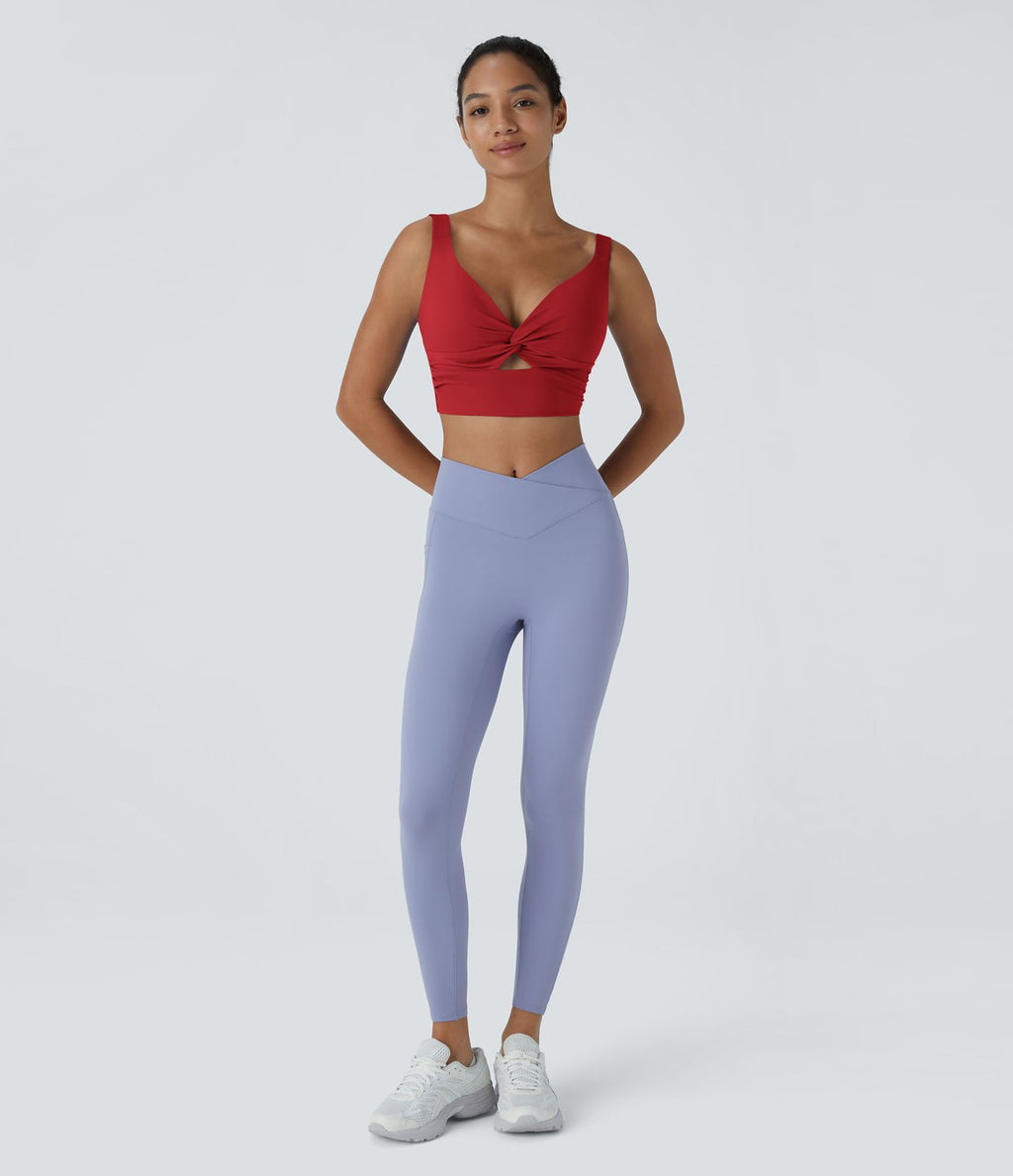 Brassière yoga SoftlyZero™ Airy maintien léger découpes effet frais InstantCool, bonnets A-D, protection solaire UPF50+