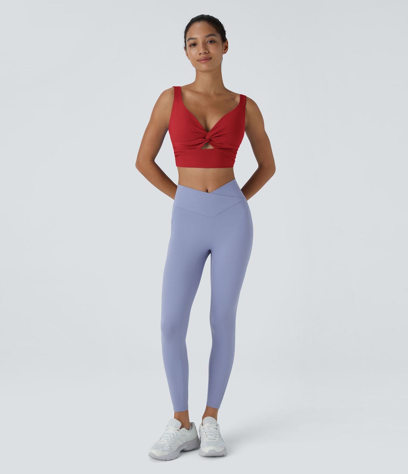 Brassière yoga SoftlyZero™ Airy maintien léger découpes effet frais InstantCool, bonnets A-D, protection solaire UPF50+