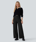 Pantalon cargo de travail coupe droite taille haute Halara Flex™ avec poches