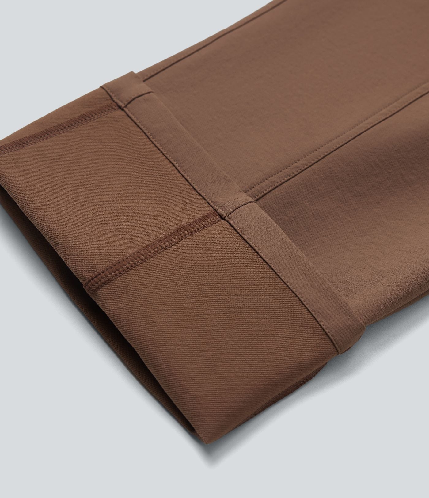 Pantalon de randonnée droit déperlant taille mi-haute avec poches