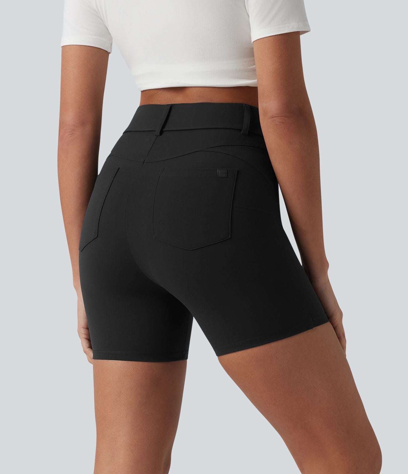 Halara UltraSculpt™ Cycliste casual 12,5 cm taille haute avec poches