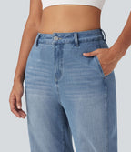 Jean 7/8 Halara Flex™ taille haute avec poches