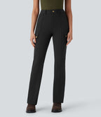 Pantalon cargo bootcut randonnée taille moyenne DayStretch avec poches