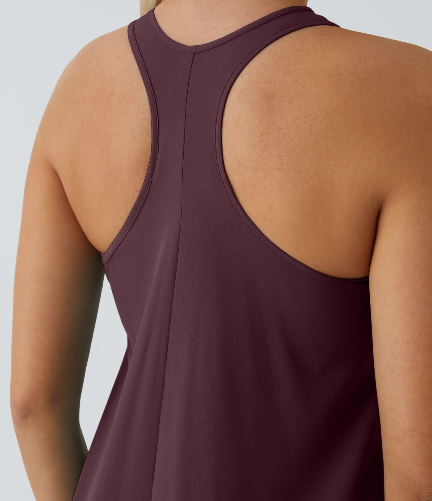 Robe décontractée mi-longue Breezeful™ dos nageur poche latérale fluide asymétrique séchage rapide A-C