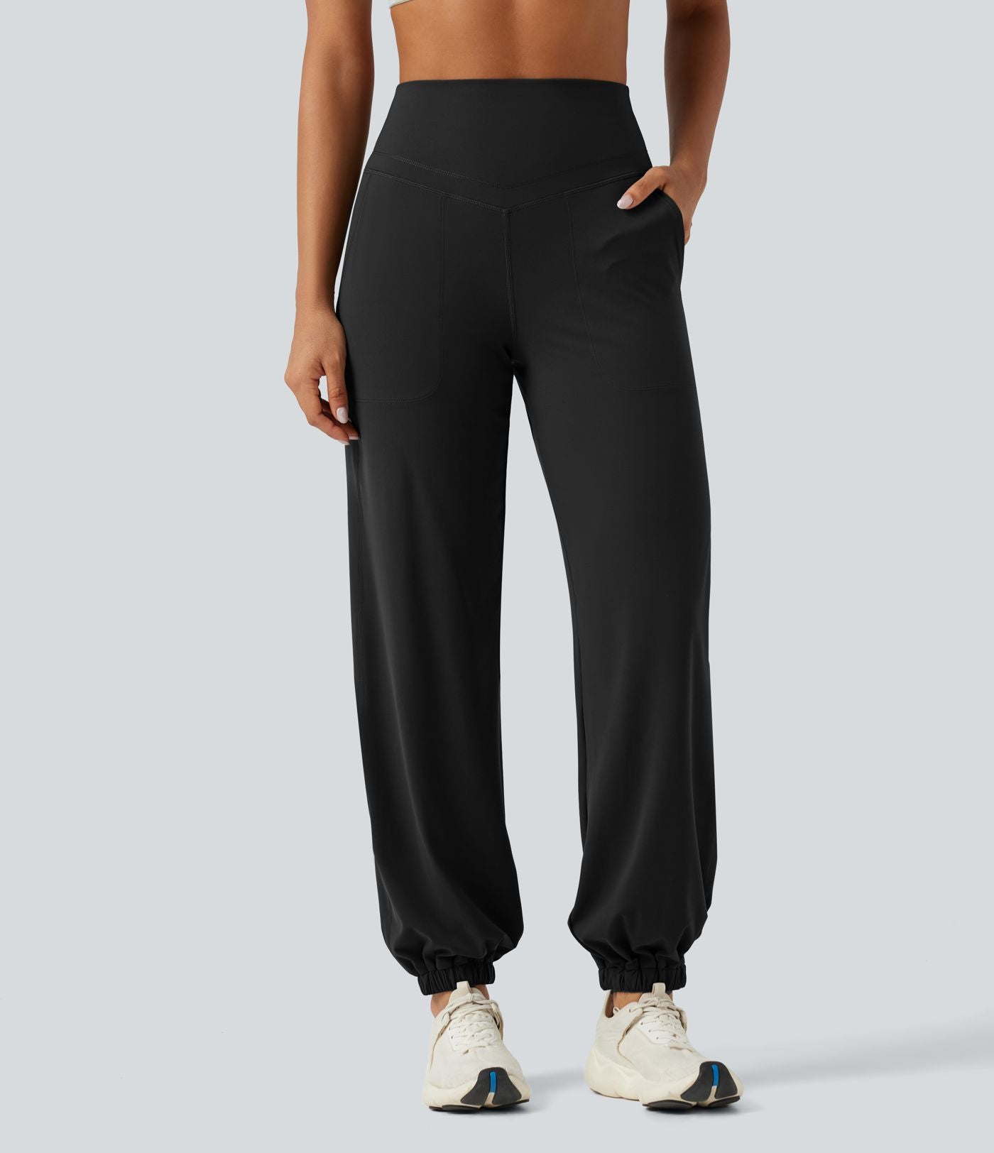 Jogging de yoga Halara UltraSculpt™ taille haute gainant coupe fuselée avec poches