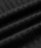 T-shirt casual jacquard col V à manches courtes