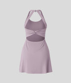 Robe de sport dos nu torsadée A-C