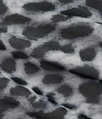 Robe maxi imprimé léopard dos nu à nouer avec brassière intégrée